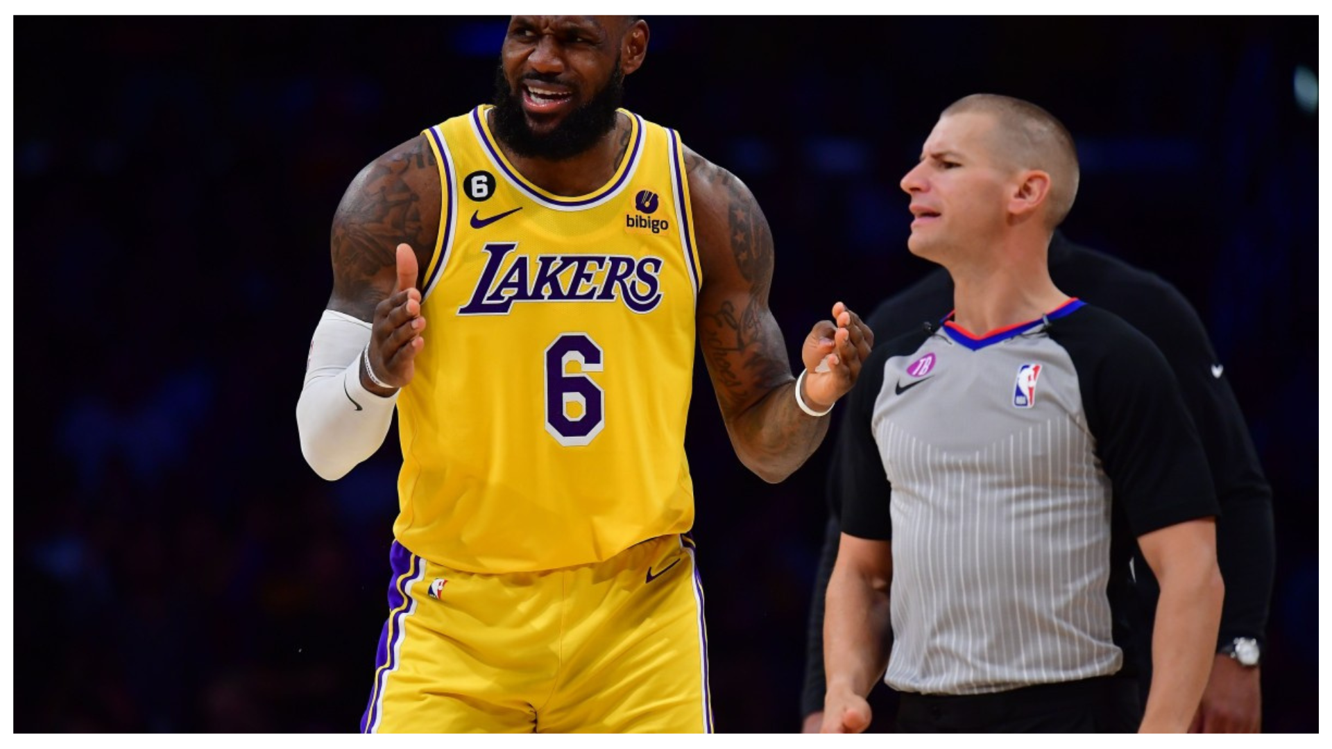 Frustrated Lakers claim that fouls are not being called evenly.