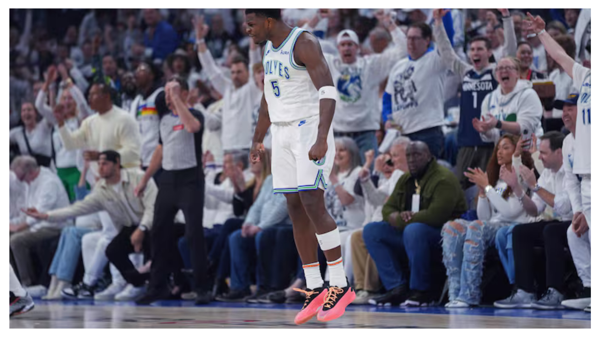 Timberwolves take 2-0 lead on Suns behind 25 points and ace defense from Jaden McDaniels 