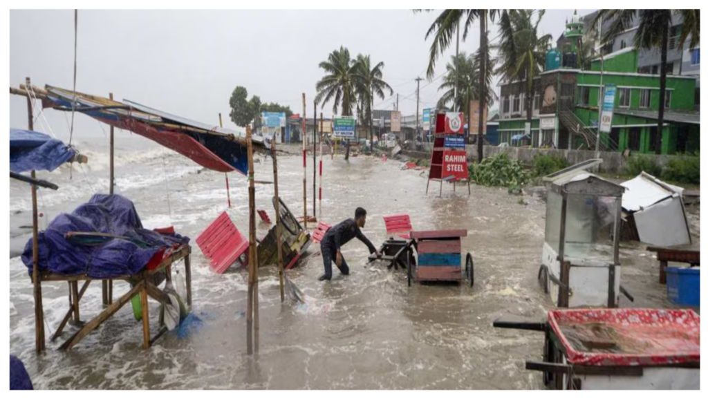 Cyclone Remal sweeps across Bengal, flooding farmlands and flattening houses; more rain predicted today. Top ten updates.