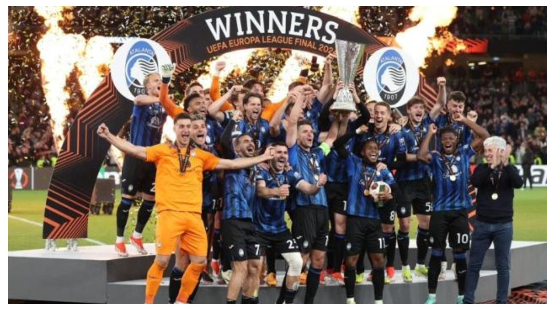 The Europa League final defeat against Atalanta spoils Bayer Leverkusen's undefeated treble. (2)