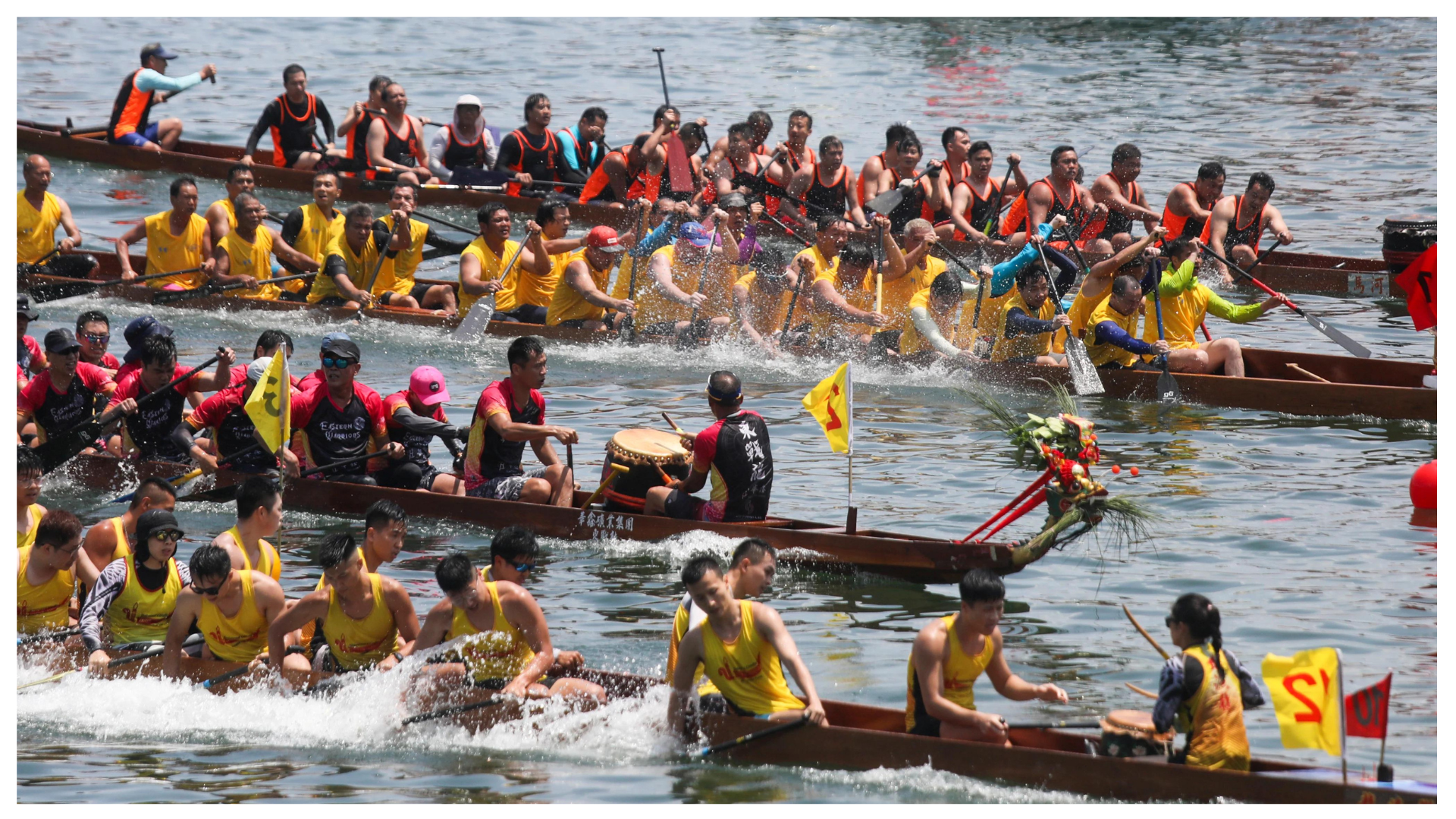 Hong Kong dragon boat racers make a splash at Tuen Ng Festival amid carnivals, contests 