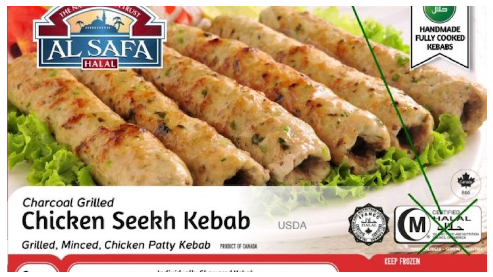 Al Safa Halal Grilled Chicken Seekh Kebab Recalled For Listeria