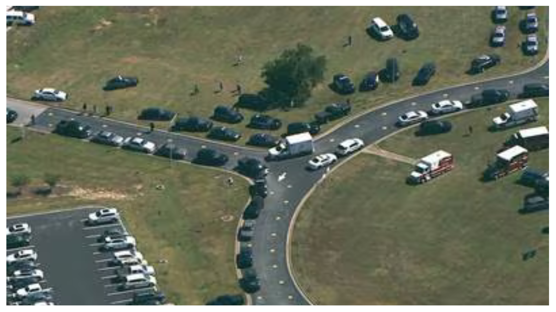 Apalachee High School Massive police presence at school, students being released