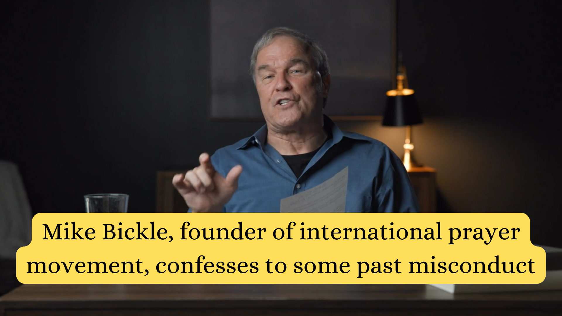 Mike Bickle, founder of international prayer movement, confesses to some past misconduct