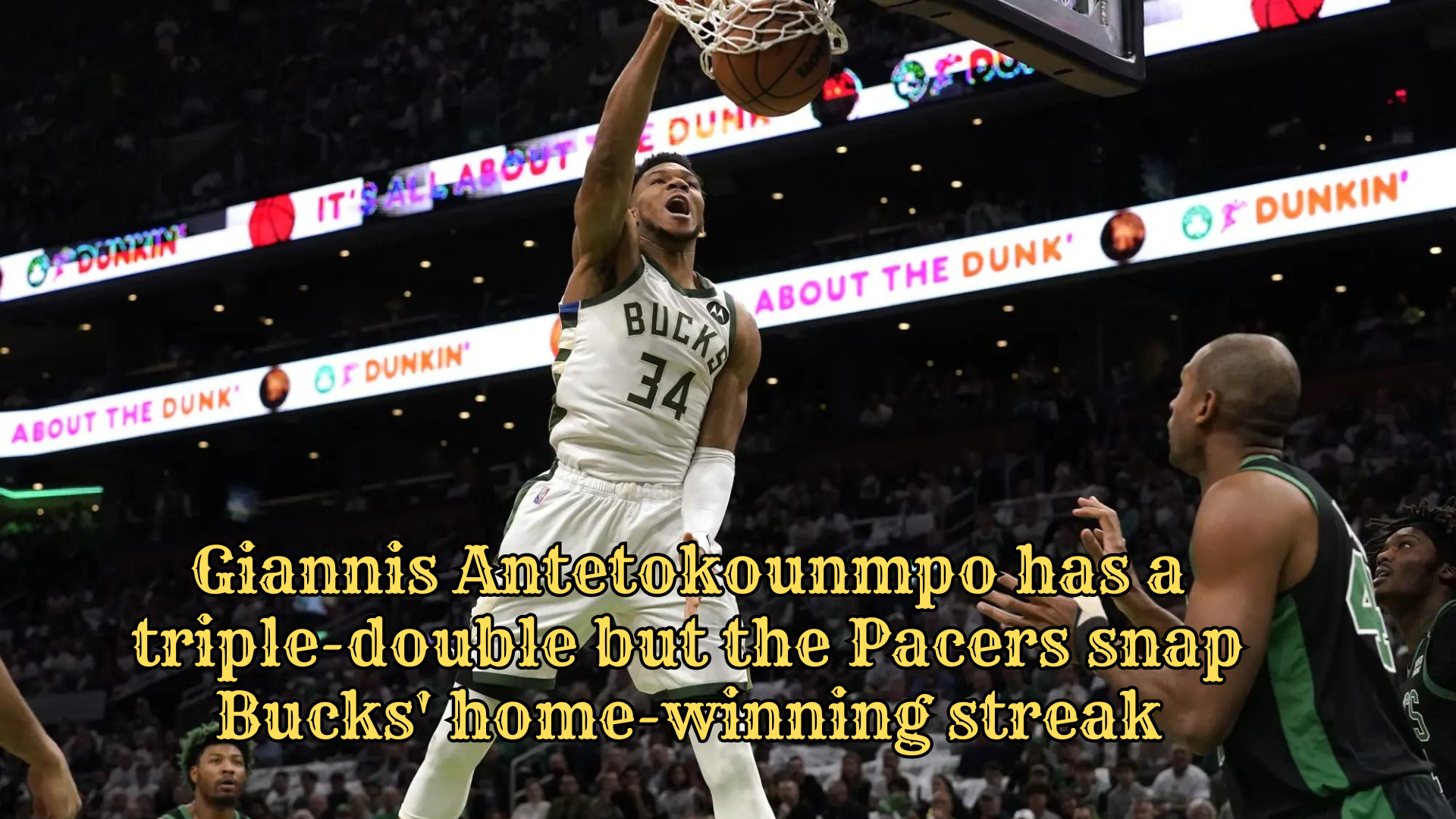 Despite Giannis Antetokounmpo's triple-double, the Pacers end the Bucks' winning run at home. (2024)