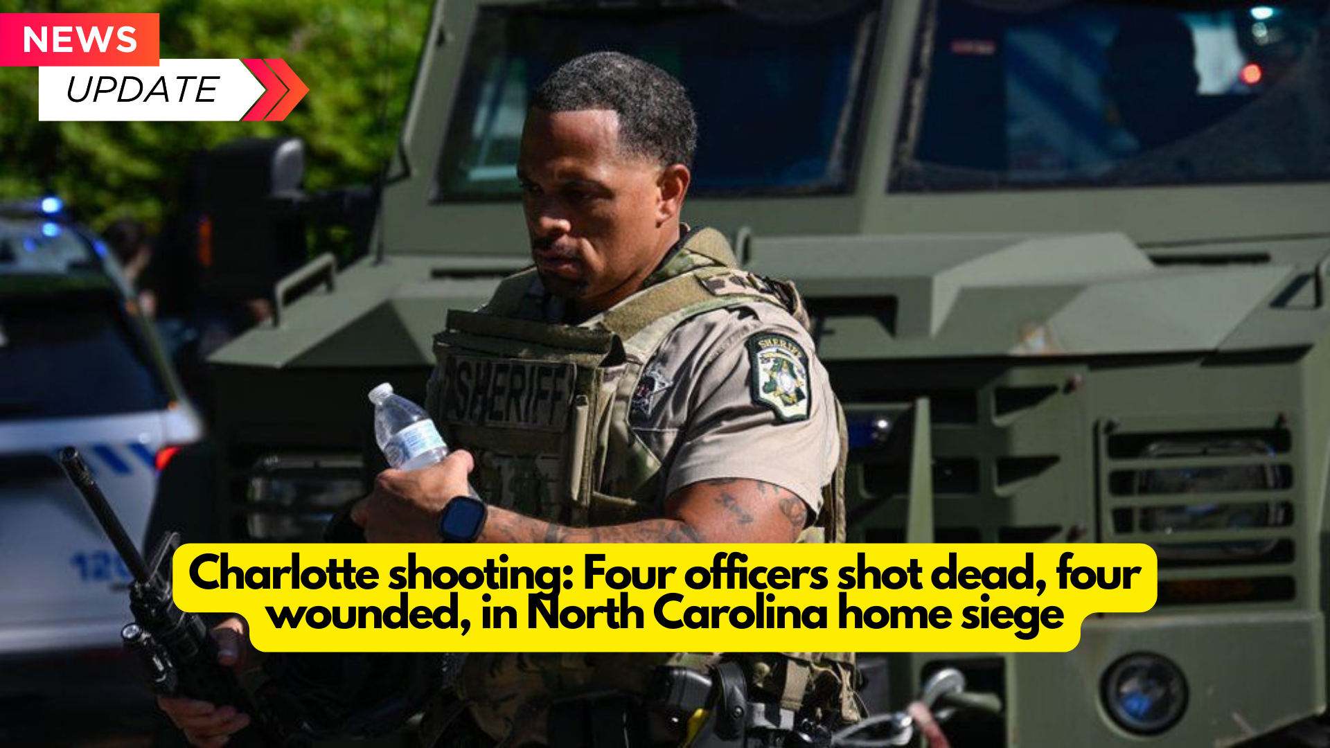 Charlotte shooting: Four officers shot dead and four wounded in North Carolina home siege : 2024