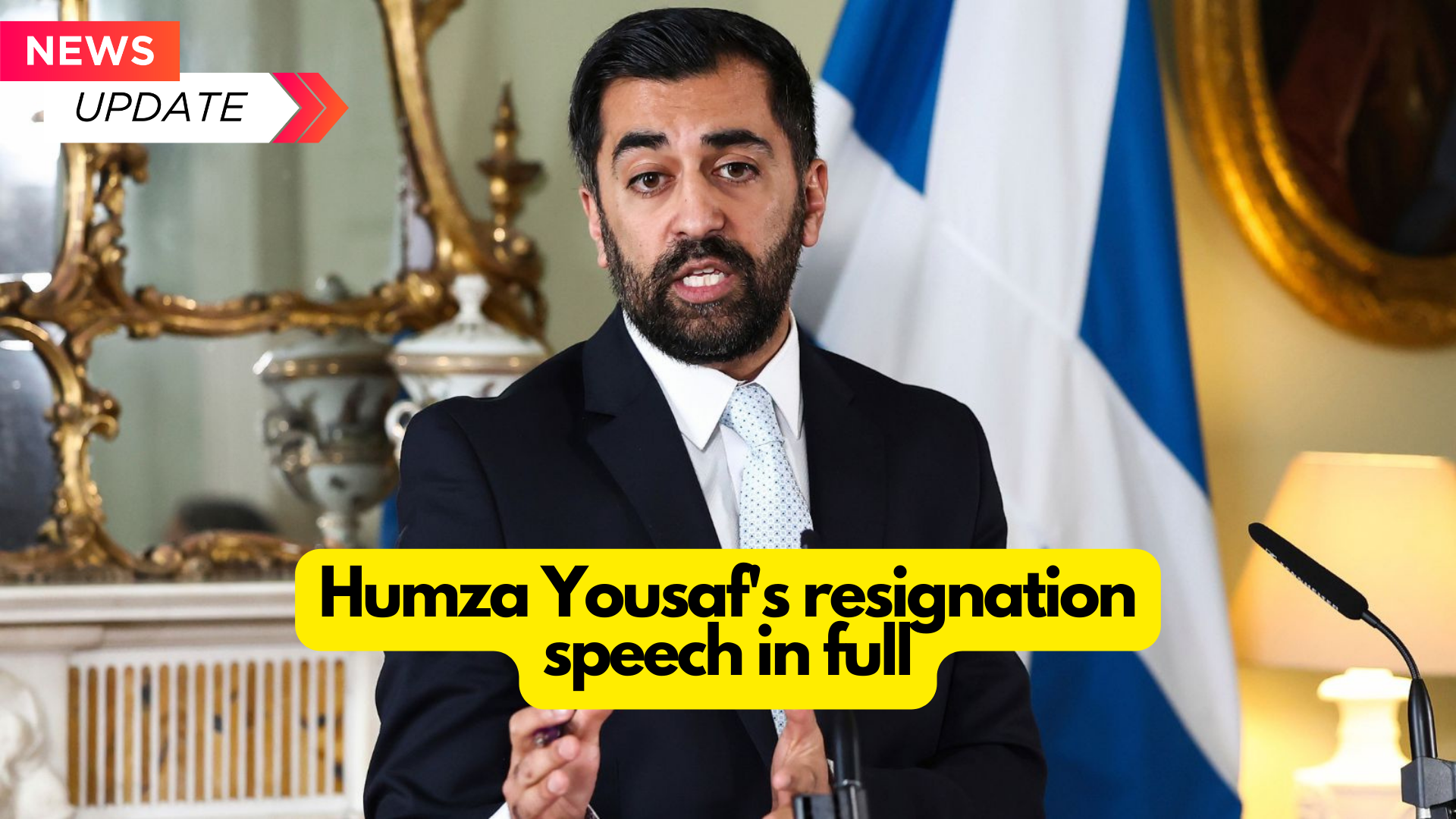 Humza Yousaf's resignation speech in full : 2024