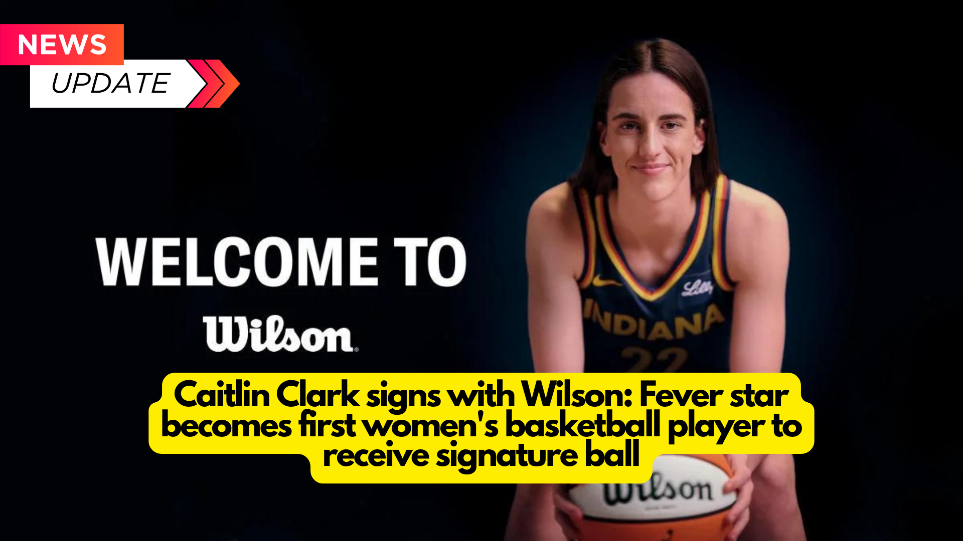 Caitlin Clark signs with Wilson Fever s