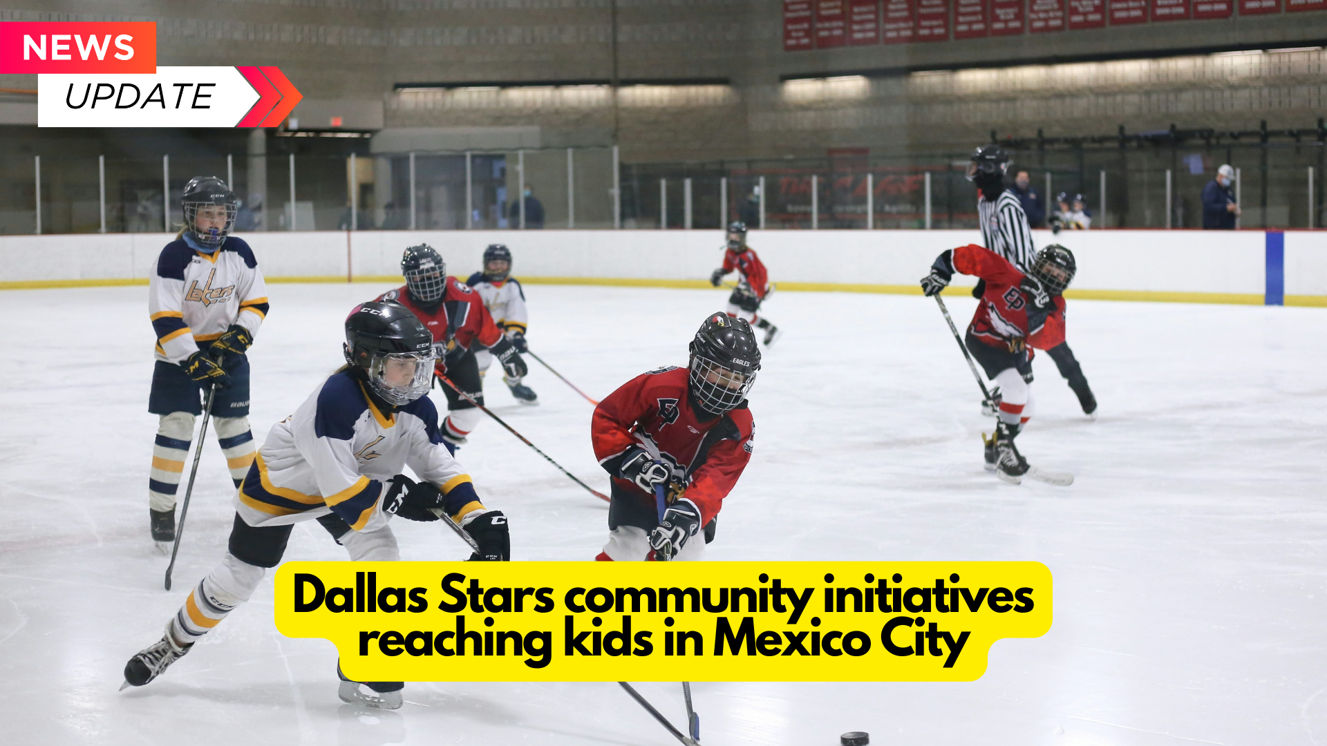 Dallas Stars community initiatives reaching kids in Mexico City : 2024