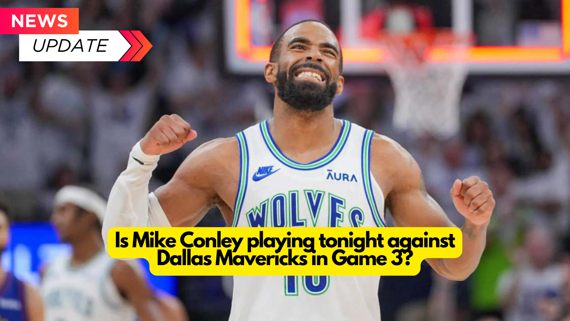 Is Mike Conley playing tonight against the Dallas Mavericks in Game 3?