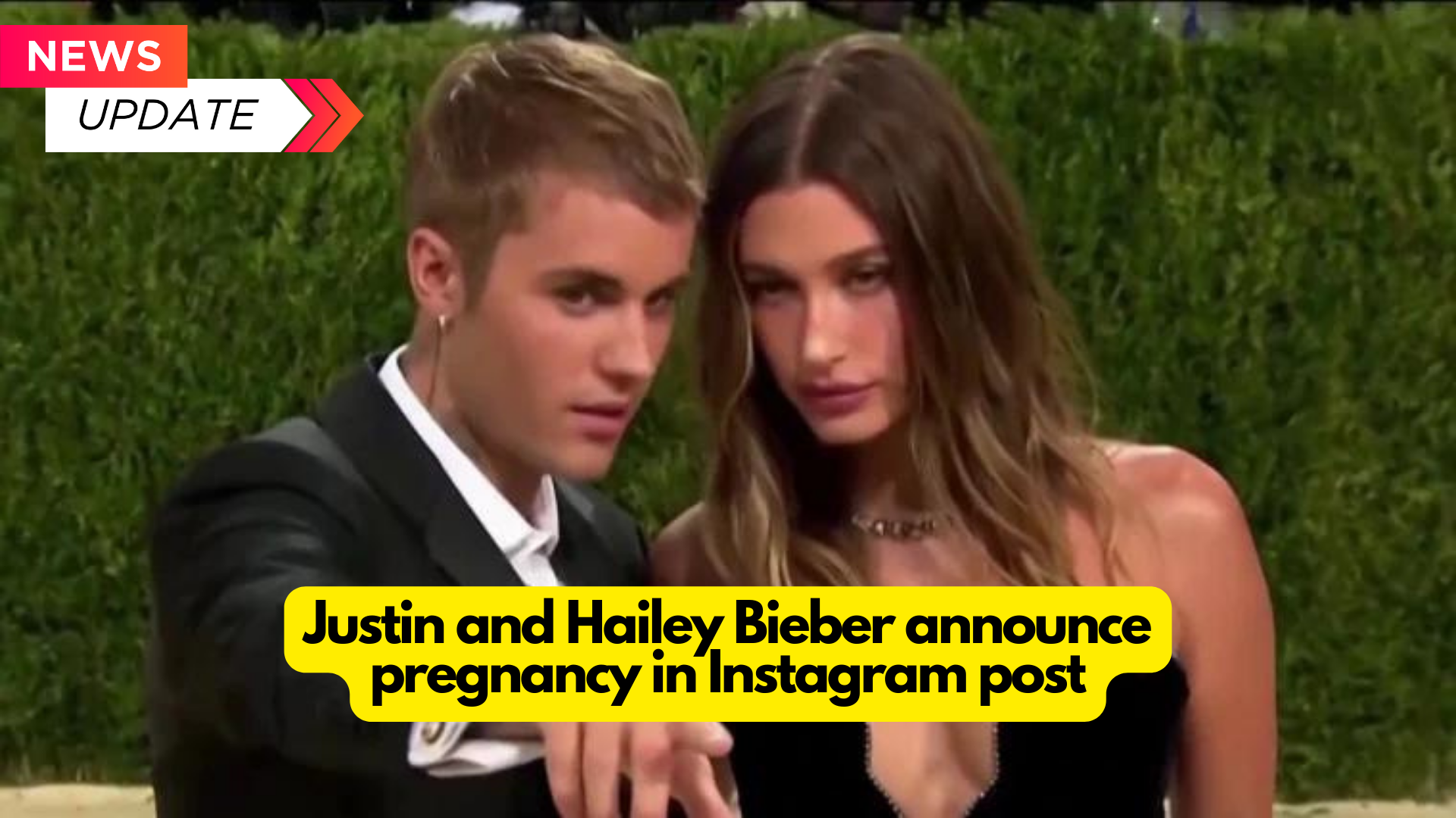 Justin and Hailey Bieber announce pregnancy in Instagram post : 2024