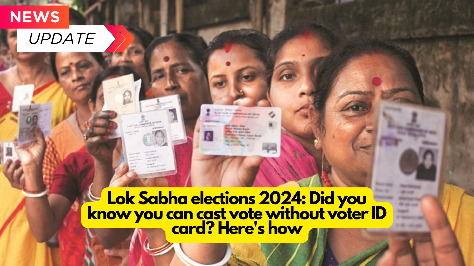 Lok Sabha elections 2024 Did you know you can cast vote without voter ID card Here's how (1)