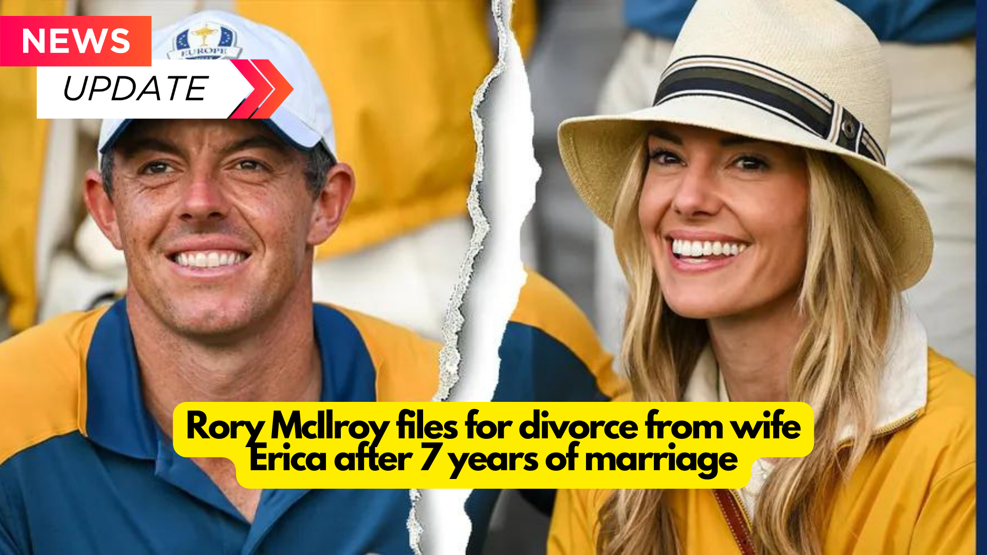 Rory McIlroy files for divorce from wife Erica after 7 years of marriage