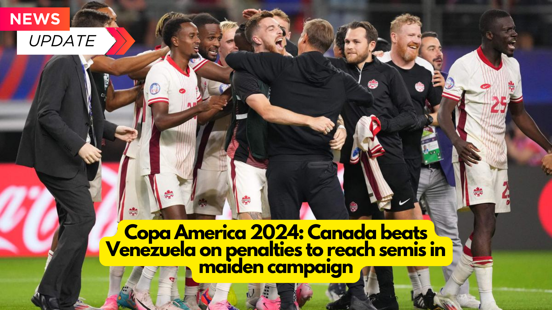 Ismael Koné scored in the sixth round of the shootout after Maxime Crépeau's third save, and Canada moved to the semifinals of its inaugural Copa America, defeating Venezuela on Friday night.