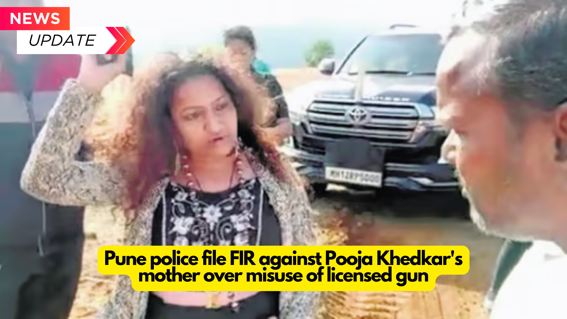 Pune police file FIR against Pooja Khedkar’s mother over misuse of licensed gun