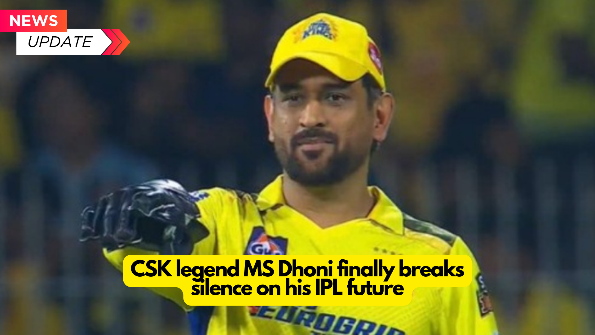 CSK legend MS Dhoni finally breaks silence on his IPL future : 2024