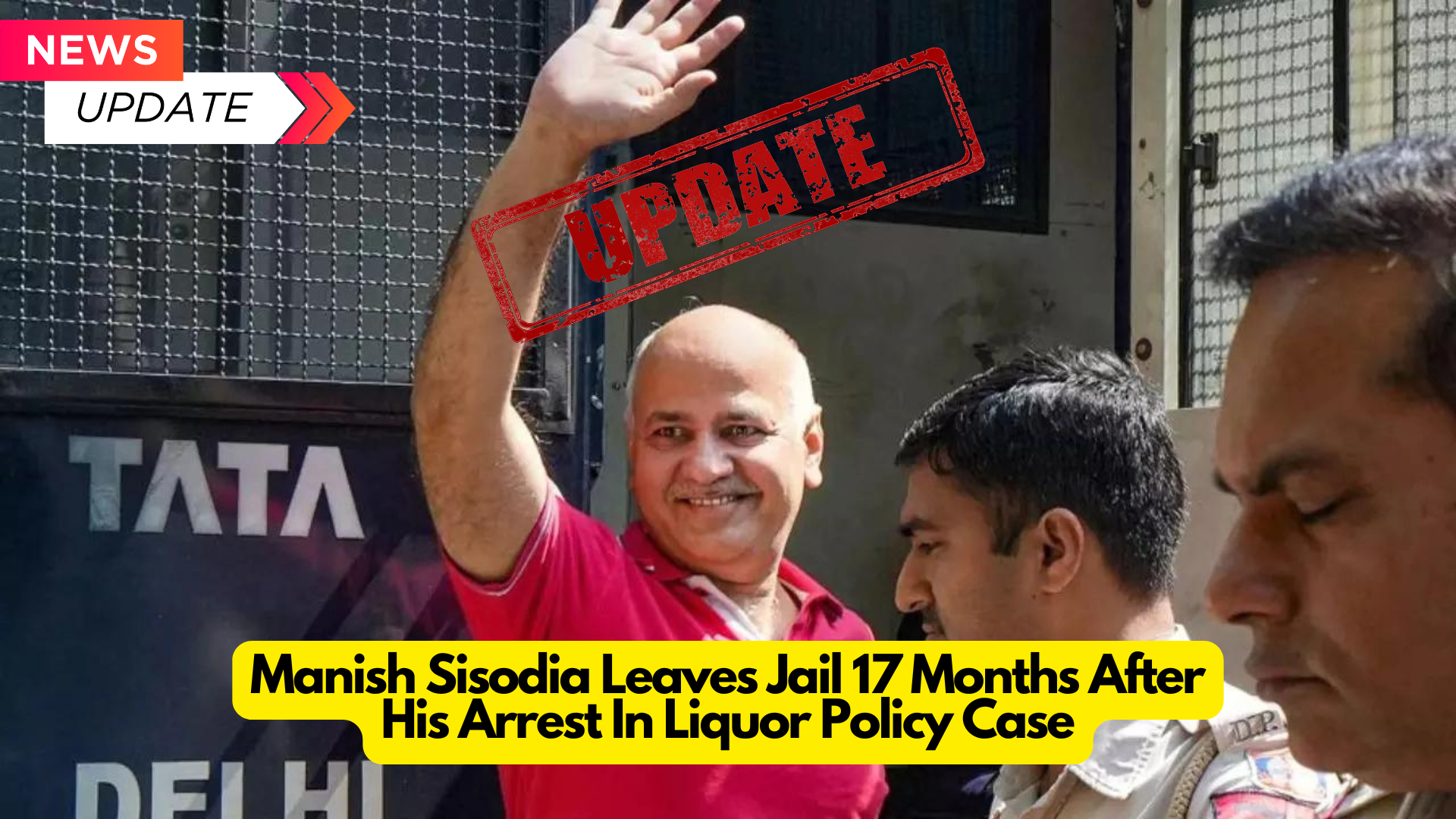 Manish Sisodia Leaves Jail 17 Months After His Arrest In Liquor Policy Case