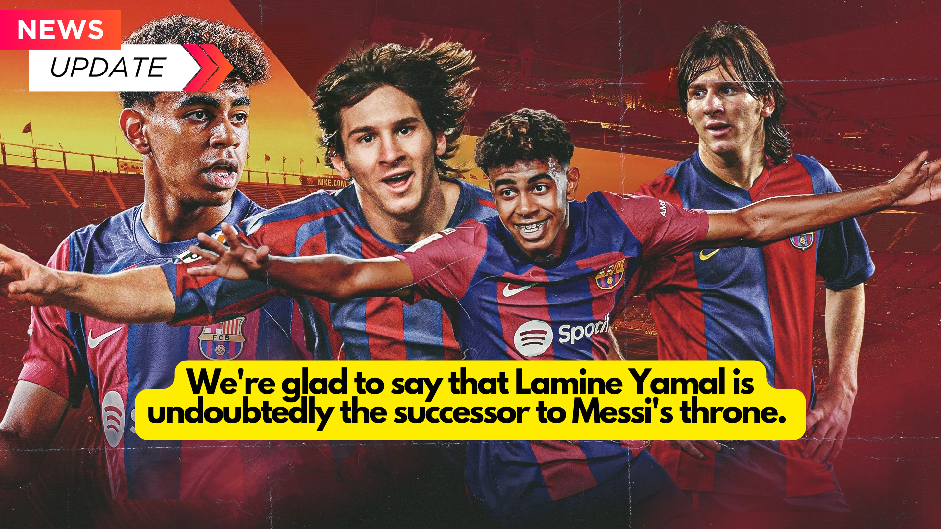 We’re glad to say that Lamine Yamal is undoubtedly the successor to Messi’s throne.