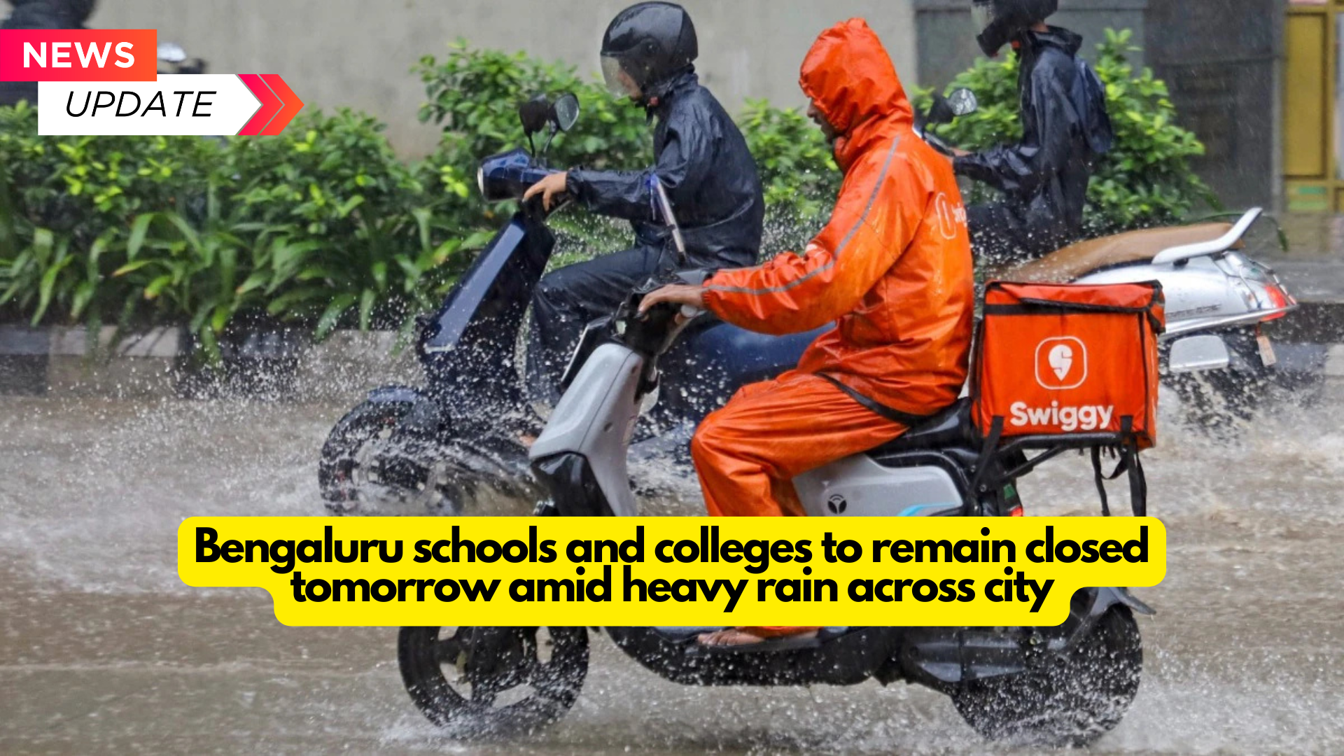 Bengaluru schools and colleges to remain closed tomorrow amid heavy rain across city