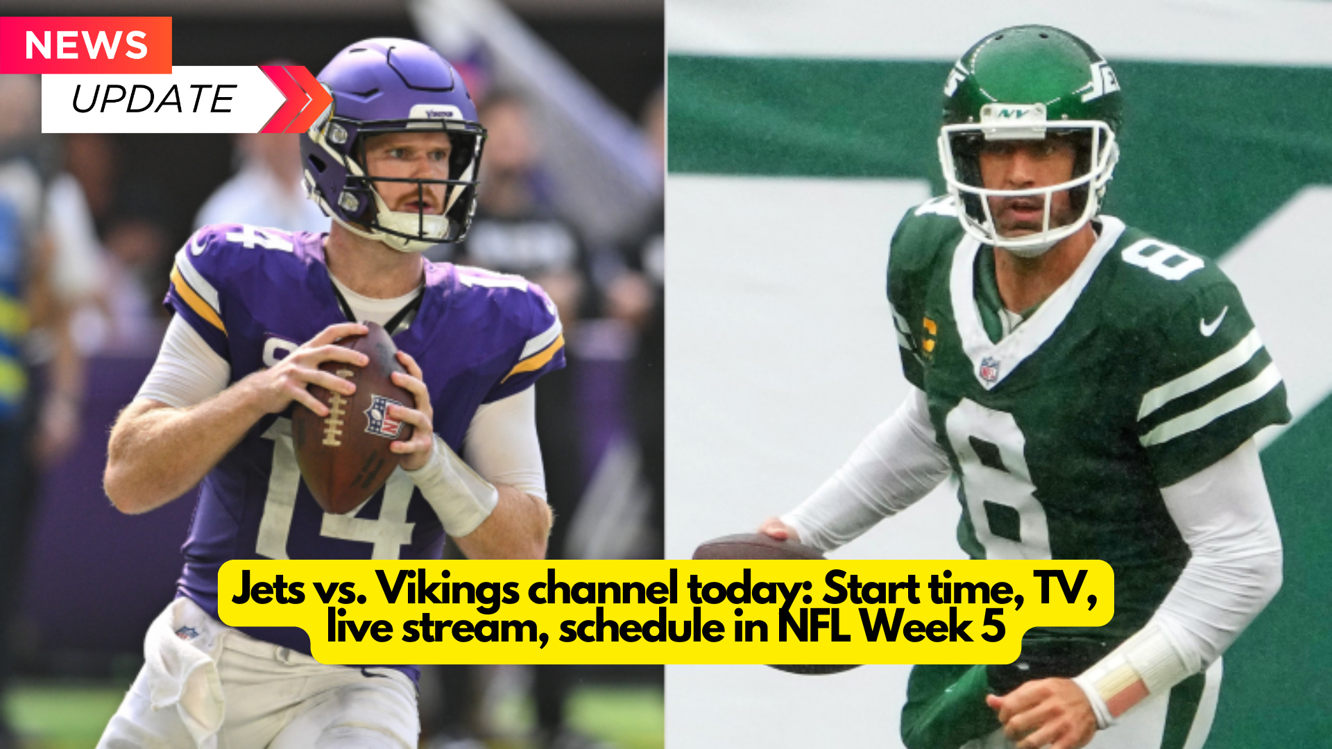 Jets vs. Vikings channel today Start time, TV, live stream, schedule in NFL Week 5